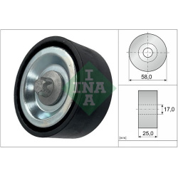 kreipiantysis skriemulys, V formos rumbuotas diržas
                                Schaeffler INA                          
