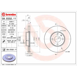 stabdžių diskas (1vnt) PRIME LINE - UV Coated
                                BREMBO                                       