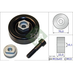 įtempiklio skriemulys, V formos rumbuotas diržas
                                Schaeffler INA                            