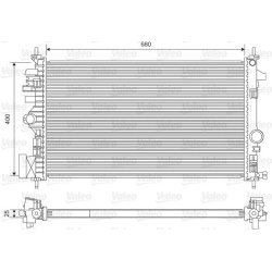 radiatorius, variklio aušinimas
                                VALEO                                                735482,