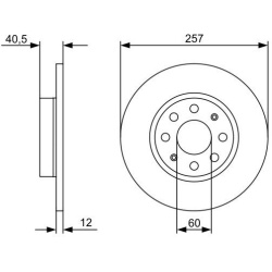 stabdžių diskas (1vnt)
                                BOSCH                                0986479C11, BOSCH, 0986479C11, 