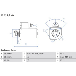 Starteris
                                BOSCH                                0986022131, BOSCH, 0986022131, auto detalė