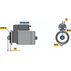Starteris
                                BOSCH                                0001125511, BOSCH, 0001125511, auto detalė
