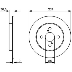stabdžių diskas (1vnt)
                                BOSCH                                0986479420, BOSCH, 0986479420, 