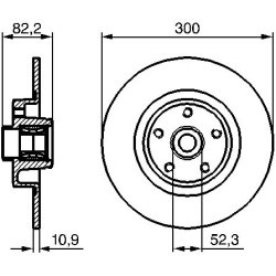 stabdžių diskas (1vnt)
                                BOSCH                                0986479280, BOSCH, 0986479280, 