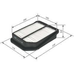oro filtras
                                BOSCH                                F026400125, BOSCH, F026400125, auto detalė