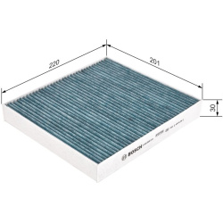filtras, salono oras FILTER+
                                BOSCH                                0986628519, BOSCH, 09866285