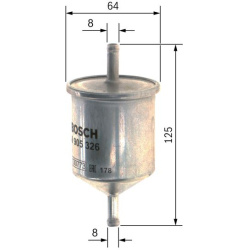 kuro filtras
                                BOSCH                                0450905326, BOSCH, 0450905326, auto detalė