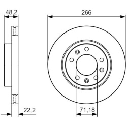 stabdžių diskas (1vnt)
                                BOSCH                                0986479C34, BOSCH, 0986479C34, 