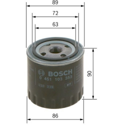 alyvos filtras
                                BOSCH                                0451103353, BOSCH, 0451103353, auto detal