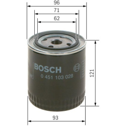 alyvos filtras
                                BOSCH                                0451103028, BOSCH, 0451103028, auto detal