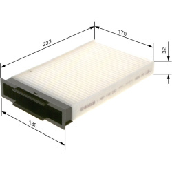 filtras, salono oras
                                BOSCH                                1987432093, BOSCH, 1987432093, auto