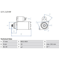 Starteris
                                BOSCH                                0986018731, BOSCH, 0986018731, auto detalė