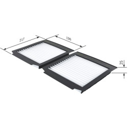 filtras, salono oras
                                BOSCH                                1987432169, BOSCH, 1987432169, auto