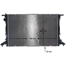 Aušinimo radiatorius
                                MAHLE                                                CR 960 000S, MAHLE