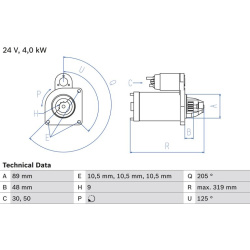 Starteris
                                BOSCH                                0986017240, BOSCH, 0986017240, auto detalė