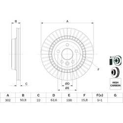 stabdžių diskas (1vnt)
                                BOSCH                                0986479713, BOSCH, 0986479713, 