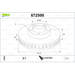VALEO                                                672500, VALEO, 672500, auto detalė