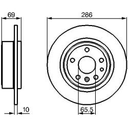 stabdžių diskas (1vnt)
                                BOSCH                                0986478478, BOSCH, 0986478478, 