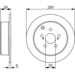 stabdžių diskas (1vnt)
                                BOSCH                                0986479658, BOSCH, 0986479658, 