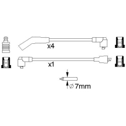 uždegimo laido komplektas
                                BOSCH                                0986356772, BOSCH, 0986356772