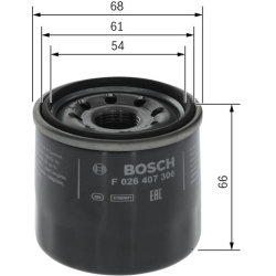 alyvos filtras
                                BOSCH                                F 026 407 306, BOSCH, F026407306, auto de