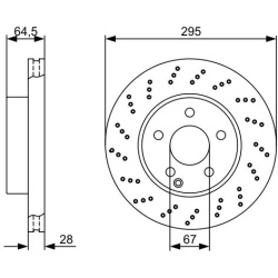 stabdžių diskas (1vnt)
                                BOSCH                                0986479331, BOSCH, 0986479331, 