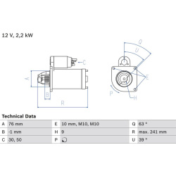 Starteris
                                BOSCH                                0986021620, BOSCH, 0986021620, auto detalė