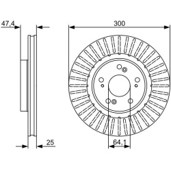 stabdžių diskas (1vnt)
BOSCH 0986479534, BOSCH, 0986479534,