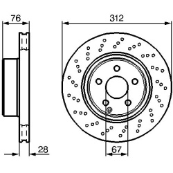 stabdžių diskas (1vnt)
                                BOSCH                                0986478471, BOSCH, 0986478471, 