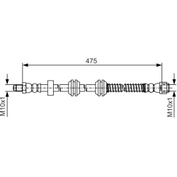 stabdžių žarnelė
                                BOSCH                                1 987 481 A01, BOSCH, 1987481A01, a