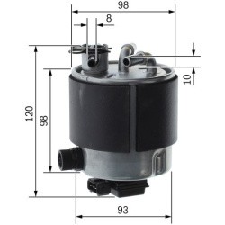 kuro filtras
                                BOSCH                                F 026 402 126, BOSCH, F 026 402 126, auto d