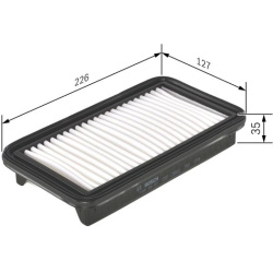 oro filtras
                                BOSCH                                F026400201, BOSCH, F026400201, auto detalė