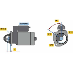 Starteris
                                BOSCH                                0001109364, BOSCH, 0001109364, auto detalė
