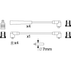 uždegimo laido komplektas
                                BOSCH                                0986356719, BOSCH, 0986356719