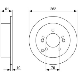 stabdžių diskas (1vnt)
                                BOSCH                                0986479C03, BOSCH, 0986479C03, 