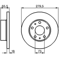 stabdžių diskas (1vnt)
                                BOSCH                                0986478843, BOSCH, 0986478843, 