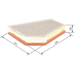 oro filtras
                                BOSCH                                F026400255, BOSCH, F026400255, auto detalė