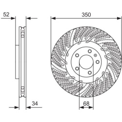 stabdžių diskas (1vnt)
                                BOSCH                                0986479D26, BOSCH, 0986479D26, 