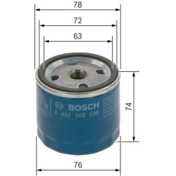 alyvos filtras
                                BOSCH                                0451103139, BOSCH, 0451103139, auto detal