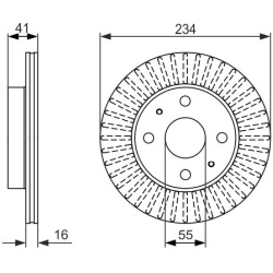 stabdžių diskas (1vnt)
                                BOSCH                                0986479C18, BOSCH, 0986479C18, 