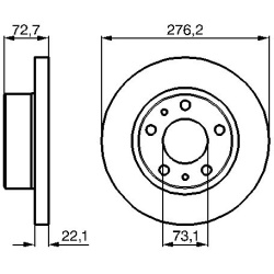 stabdžių diskas (1vnt)
                                BOSCH                                0986479162, BOSCH, 0986479162, 