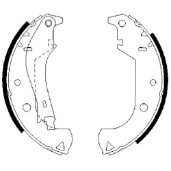 stabdžių trinkelių komplektas
                                BOSCH                                0986487626, BOSCH, 0986