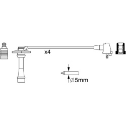 uždegimo laido komplektas
                                BOSCH                                0986357259, BOSCH, 0986357259
