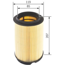 oro filtras
                                BOSCH                                F026400299, BOSCH, F026400299, auto detalė