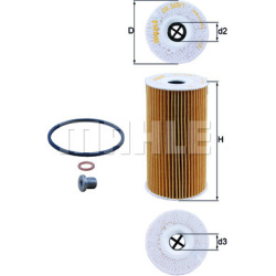 Filtras tepalo
                                MAHLE                                                OX365/1D, MAHLE, OX3651D,