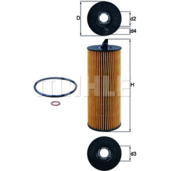 Filtras tepalo
                                MAHLE                                                OX361/4D, MAHLE, OX3614D,
