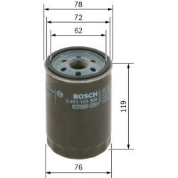 alyvos filtras
                                BOSCH                                0451103369, BOSCH, 0451103369, auto detal