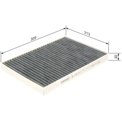 filtras, salono oras
                                BOSCH                                1 987 435 577, BOSCH, 1987435577, a