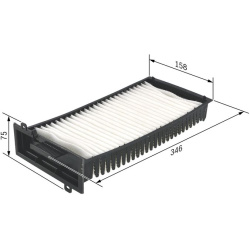 filtras, salono oras
                                BOSCH                                1 987 432 198, BOSCH, 1 987 432 198